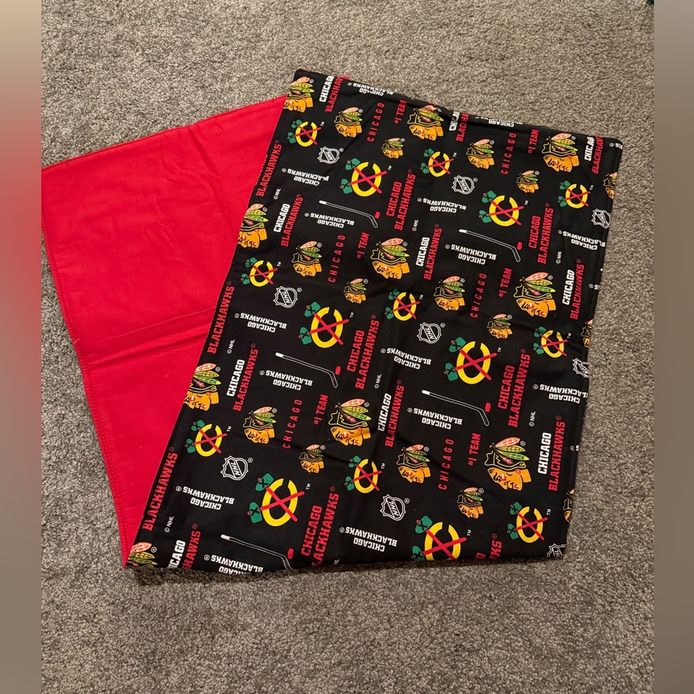 Double-Sided Chicago Blackhawks Table Runner